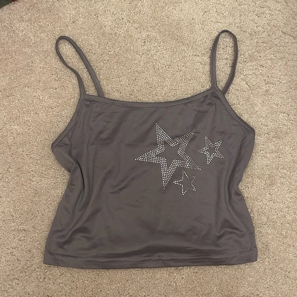 y2k rhinestone star cami top - Picture 1 of 3